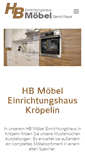 Mobile Screenshot of hbmoebel.de